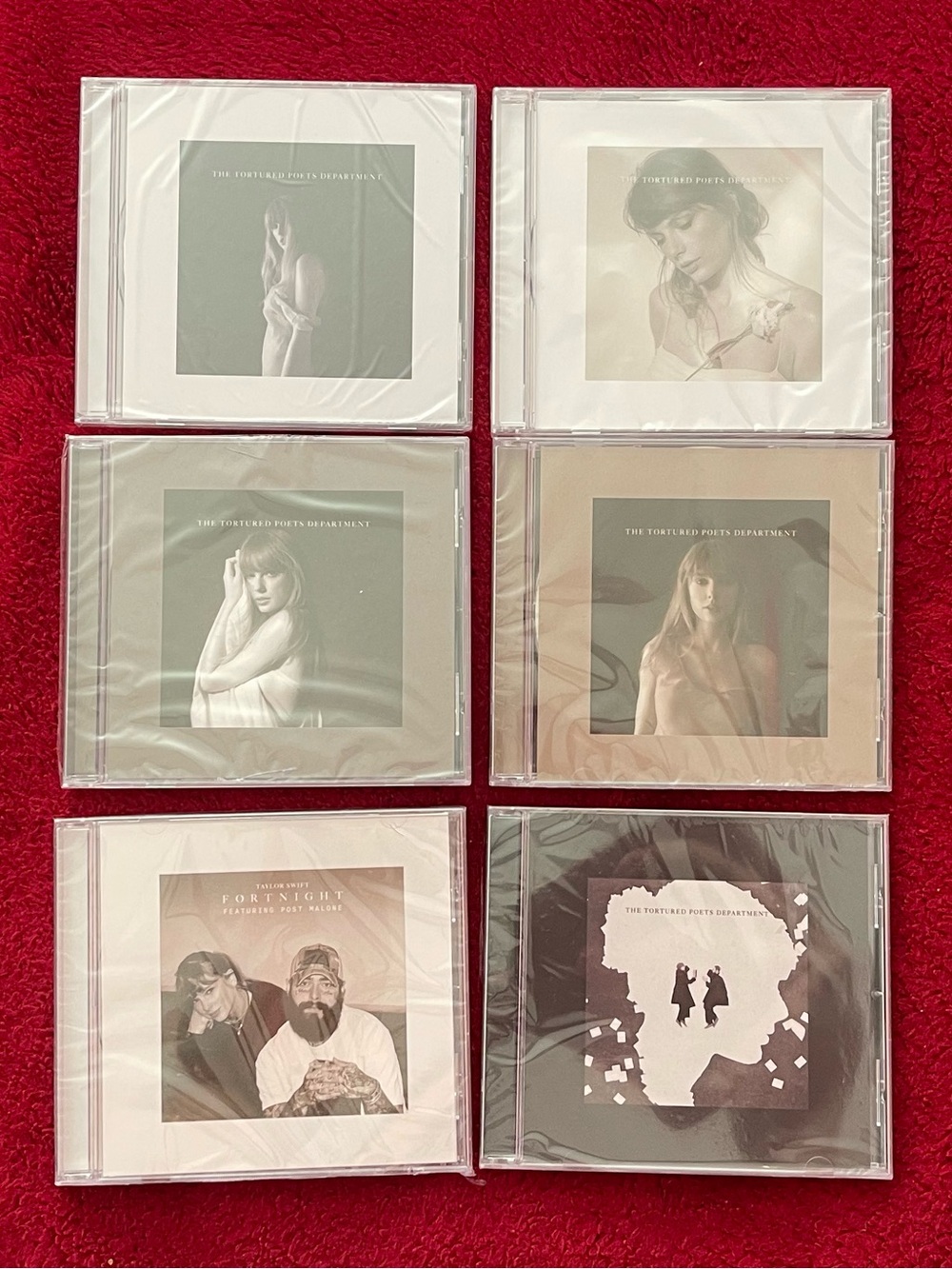 SEALED! Taylor Swift The Tortured Poets Department Acoustic CD Full Set